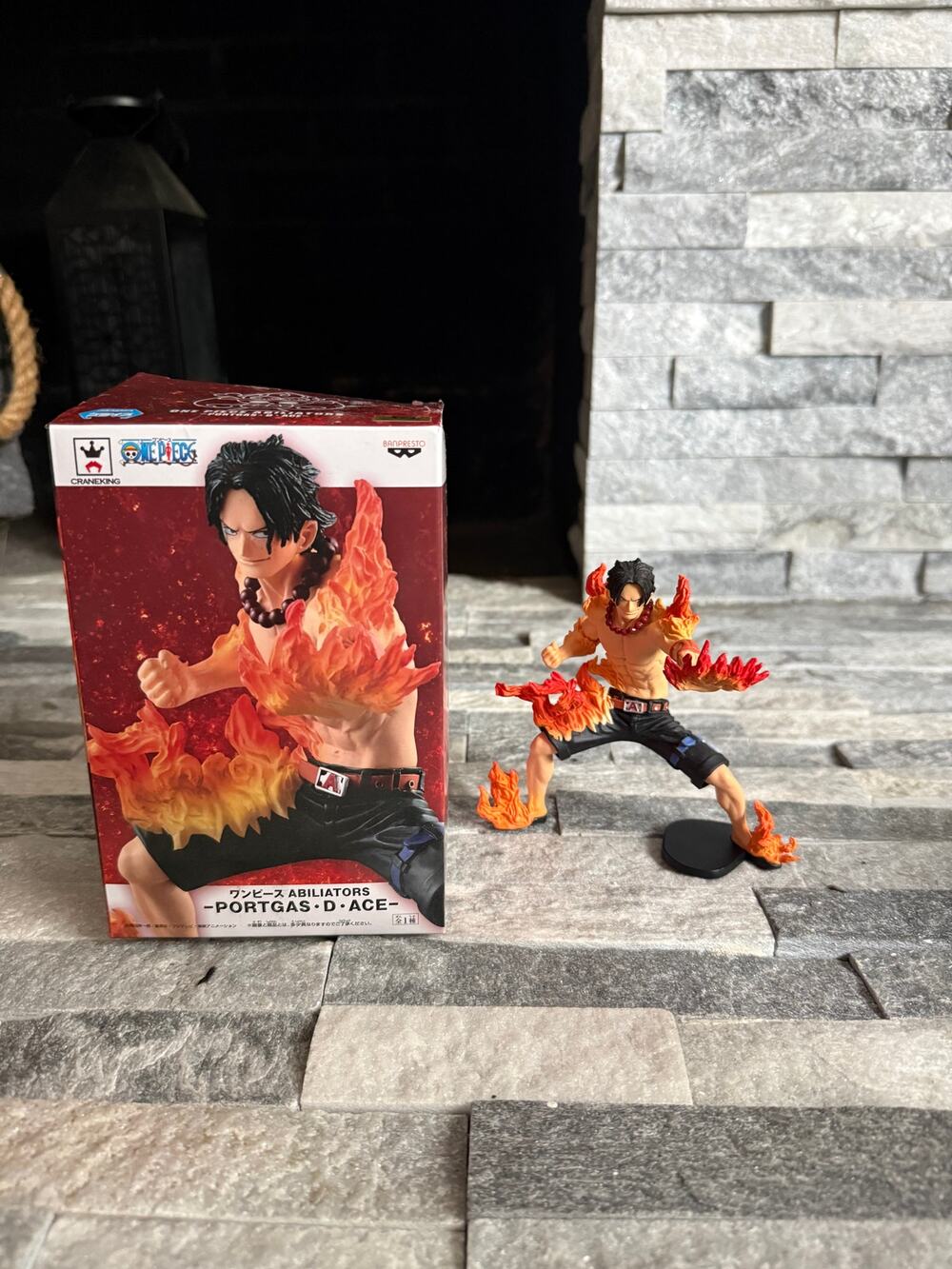Banpresto One Piece Portgas D. Ace Figure Abilators Anime Collectible